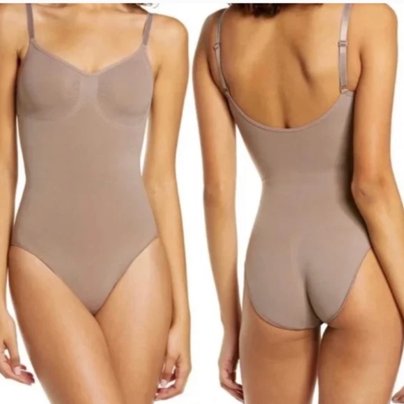 SKIMS Intimates & Sleepwear Skims Sculpting Snaps Bodysuit Umber